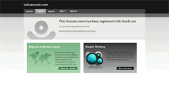 Desktop Screenshot of influencerz.com